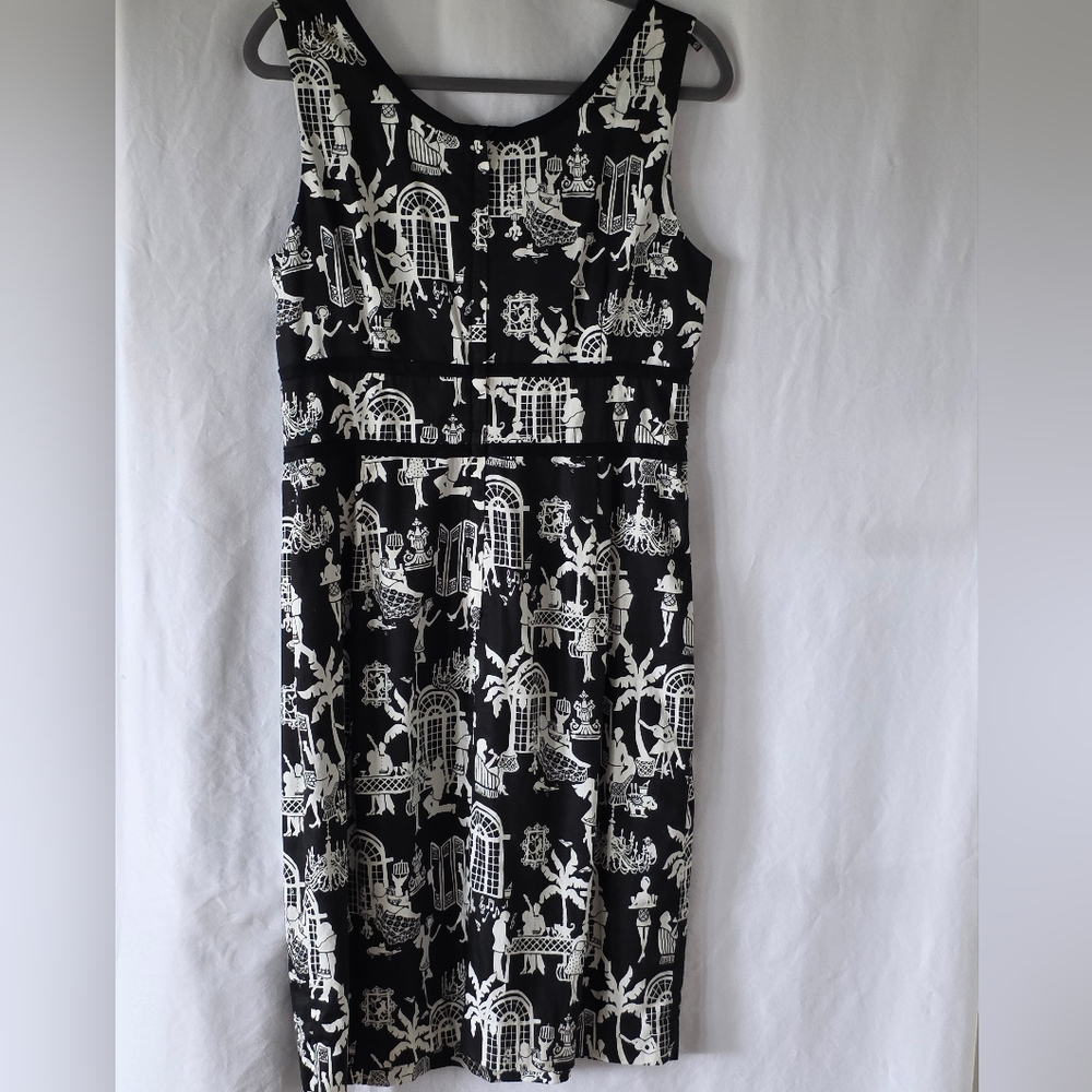 Lilly Pulitzer Late Night Toile Sz12 $58 - Picture 2 of 8